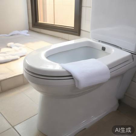 “擦干马桶防残留”