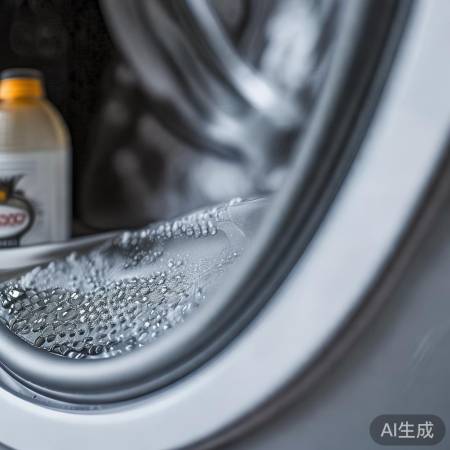 定期清洁洗衣机，白醋除垢。
