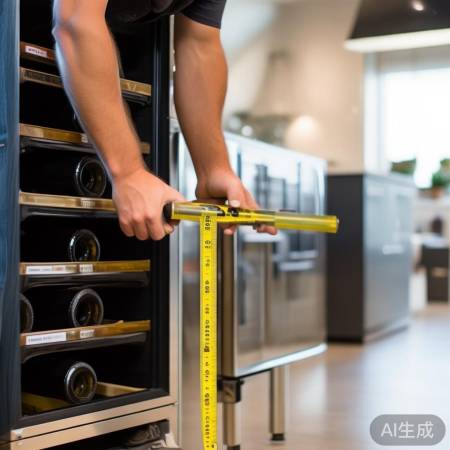 柏晶热水器酒柜维服电话预约分解&超市红酒柜安装双面胶技巧分享