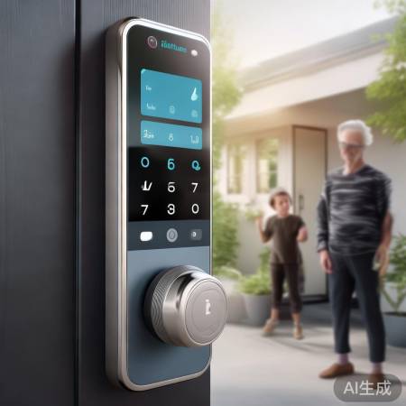 智能锁芯多解锁方式，操作简单易