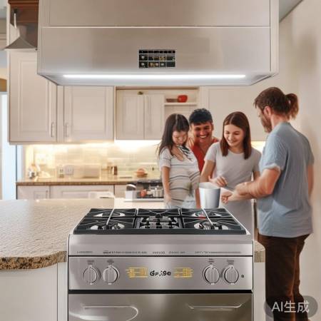 先科燃气灶3330，时尚节能厨