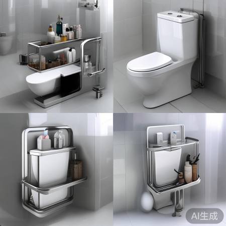 卫生间缝隙巧收纳