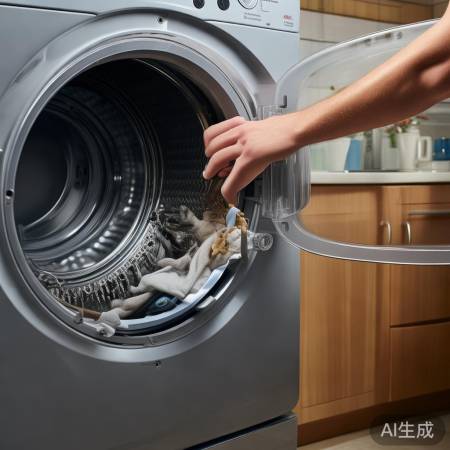 检查洗衣机异物