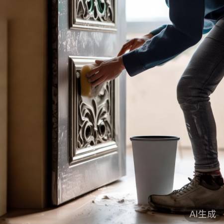 “防盗门清洗攻略，重焕新生！”