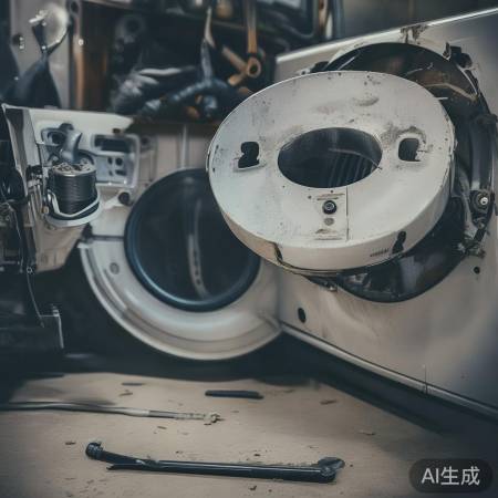 洗衣机噪音,平衡环损坏