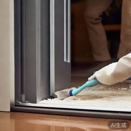 清理门缝，锁顺畅