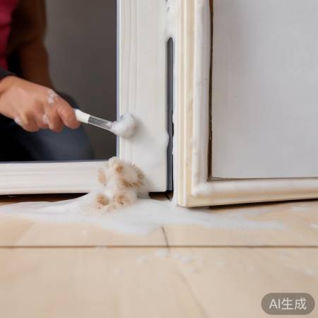 清洁门圈，不留死角