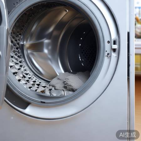 清洗洗衣机内壁及角落