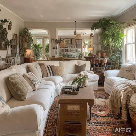 家居布局，自然舒适为主