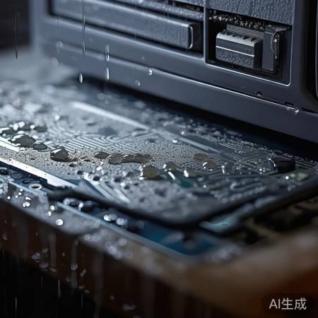 空调安装不当，冷凝水滴电路板