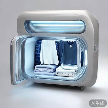 “紫外线消毒,注意毛巾摆放和灯