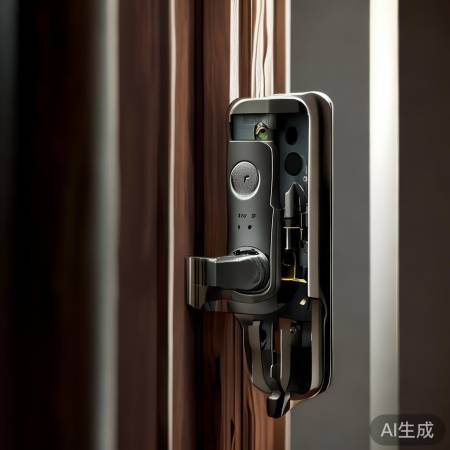 指纹锁电池盖揭秘