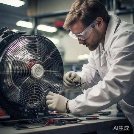 拆风扇电机，小心线圈