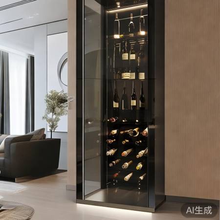 酒柜门风格要统一