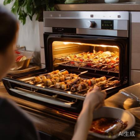 预热烤箱，食材腌制烤制