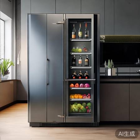 高端节能冰箱柜,舒适安静家居