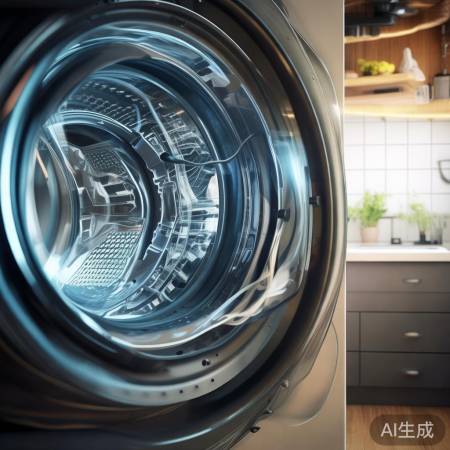 检查洗衣机内部水管