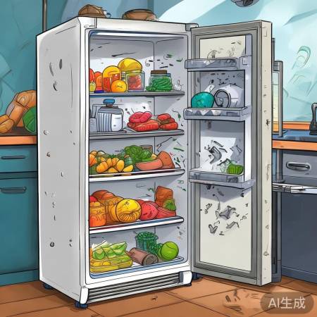 冰箱塞满，风机累如跑紧身衣