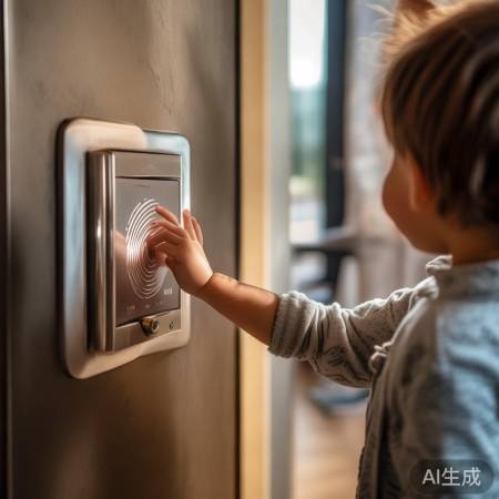 指纹锁宜录大拇指或小孩手指