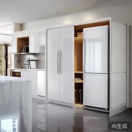 厨房装修新选择，巧用吊柜门扩空