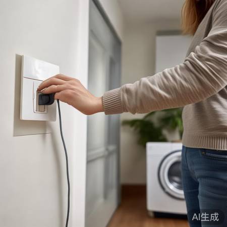 插上电源，注意线长