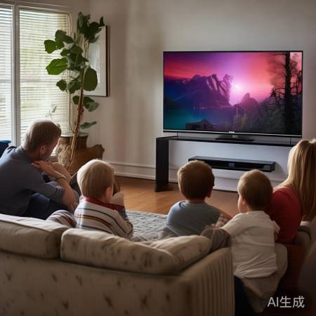 电视尺寸适中,大小适宜。