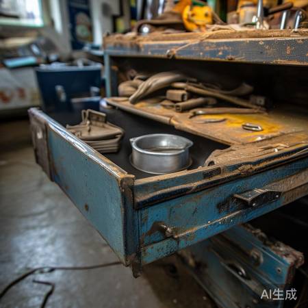 找到漏油盒，开抽屉