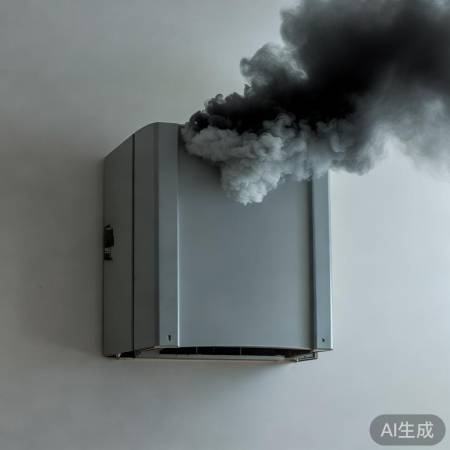 壁挂炉黑烟警示