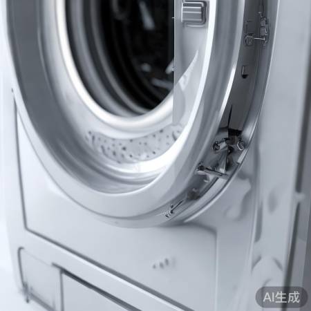 洗衣机底部找排水手把