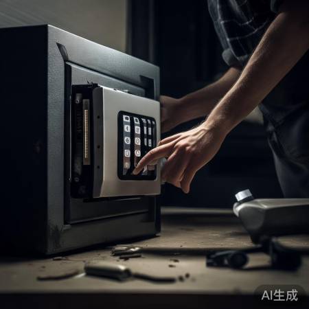 检查保险柜电池