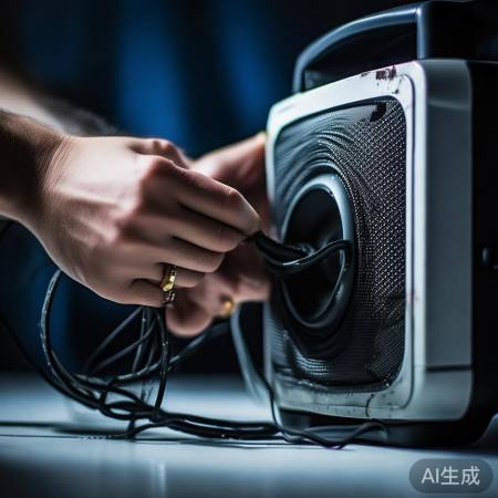 检查音频线或扬声器