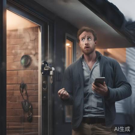 指纹锁故障，物业帮忙开门