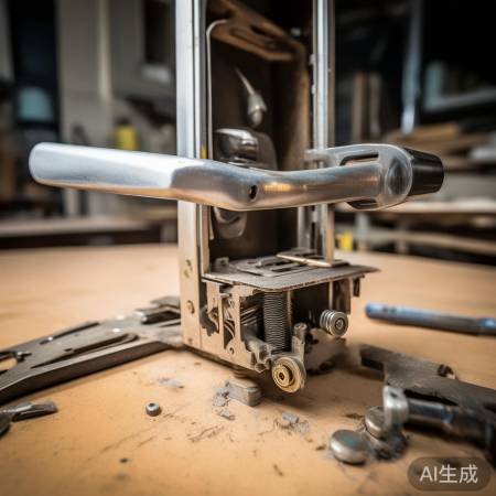 拆卸门把手步骤