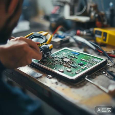 指纹锁电路板故障检测