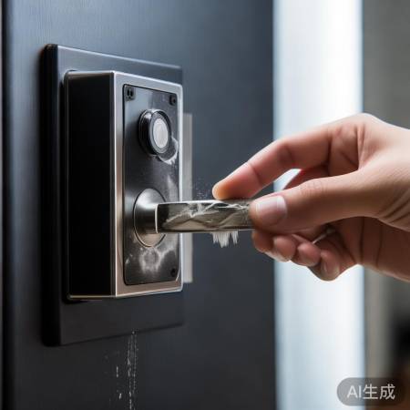 指纹锁感应不良，清理或调整可解