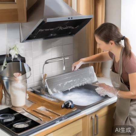 清洁油烟机小窍门